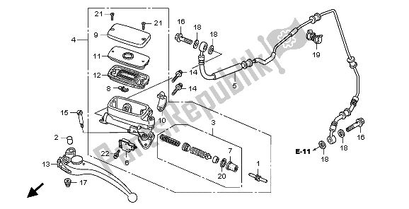 Todas las partes para Cilindro Maestro Del Embrague de Honda CB 1300 2009