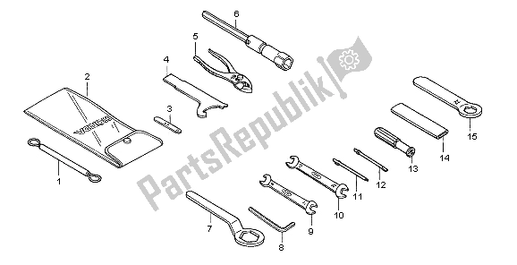 Todas las partes para Herramientas de Honda CBR 1000 RR 2006