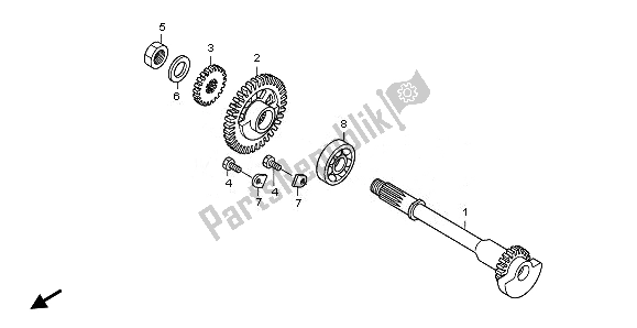 Tutte le parti per il Equilibratore del Honda CRF 150R SW 2008