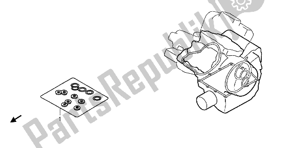 Toutes les pièces pour le Kit De Joint Eop-2 B du Honda VT 750C 2006