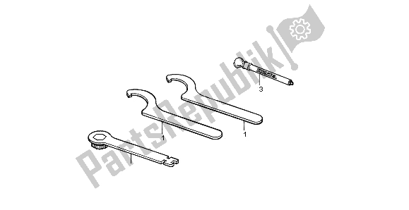 Toutes les pièces pour le Outils du Honda CR 125R 1997