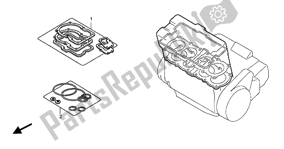 Tutte le parti per il Kit Di Guarnizioni Eop-1 A del Honda CB 1300 2005