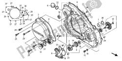 R. CRANKCASE COVER & WATER PUMP