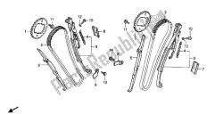 cadena de levas y tensor