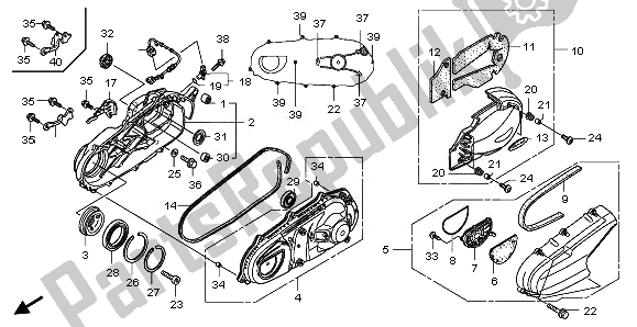 Wszystkie części do Wahacz Honda FJS 400 2011