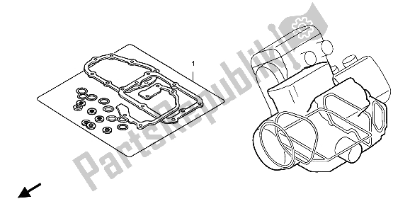 Todas as partes de Kit De Junta Eop-2 B do Honda ST 1100A 1999