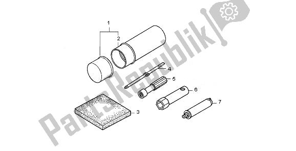 All parts for the Tools of the Honda TRX 700 XX 2011