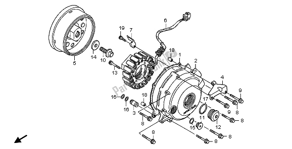 Wszystkie części do Generator Honda XL 1000V 2009