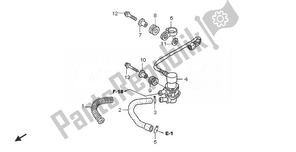 Todas las partes para Válvula De Solenoide de Honda PES 125 2008