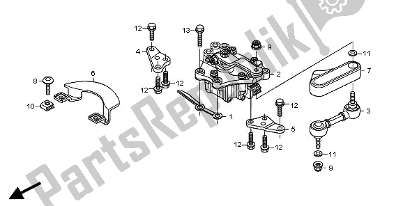 Tutte le parti per il Ammortizzatore Di Sterzo del Honda CBR 600 RA 2011