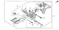 REAR BRAKE CALIPER