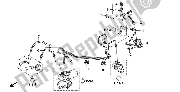 Toutes les pièces pour le Soupape De Commande De Dosage du Honda VFR 800A 2006