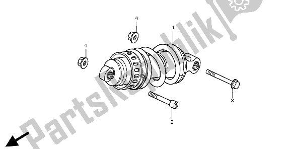 Todas as partes de Almofada Traseira do Honda VT 600C 1997