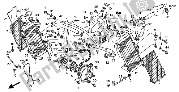 Wszystkie części do Ch? Odnica Samochodowa Honda XL 1000 VA 2007