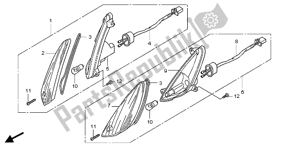 Wszystkie części do Winker Honda PES 125 2007