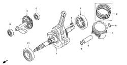 vilebrequin et piston