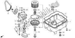 filtre à huile et carter d'huile et pompe à huile