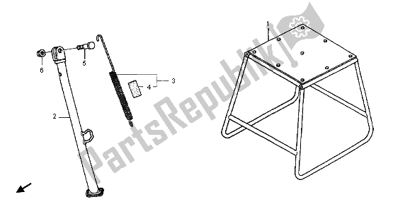 Wszystkie części do Stoisko Honda CRF 450X 2013