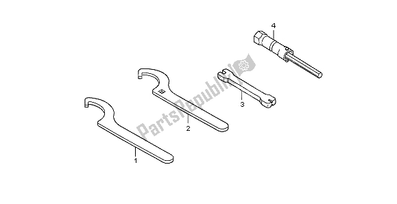 All parts for the Tools of the Honda CRF 150R SW 2009