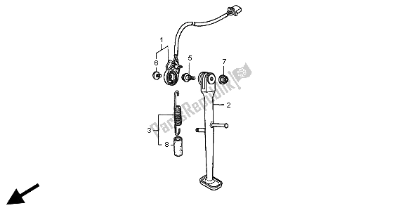 Todas las partes para Estar de Honda CB 600F Hornet 1998
