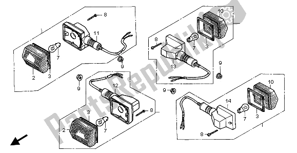 Tutte le parti per il Winker del Honda NPS 50 2009