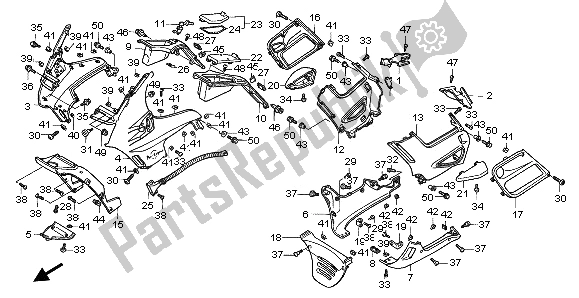 Wszystkie części do Kaptur Honda ST 1100A 1995