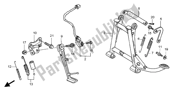 Tutte le parti per il In Piedi del Honda ST 1300 2003