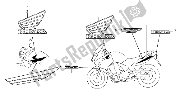 Tutte le parti per il Marchio del Honda CBF 600N 2007