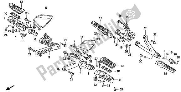 Todas las partes para Paso de Honda CBR 900 RR 1993