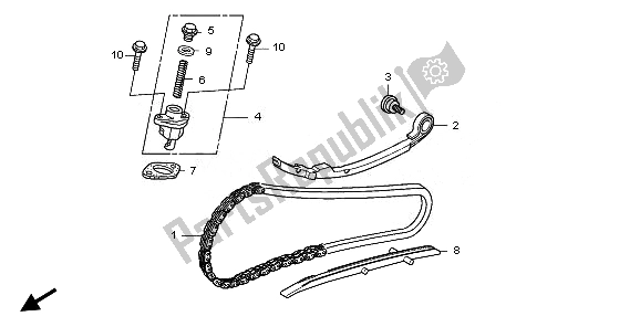 Todas las partes para Cadena De Levas de Honda SH 300 2011