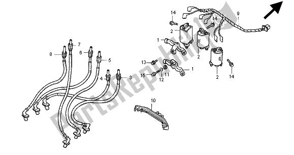 Todas as partes de Bobina De Ignição do Honda GL 1500 SE 2000