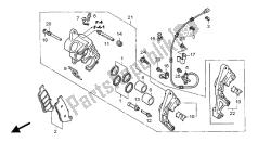 FRONT BRAKE CALIPER (R.)