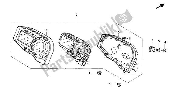 Tutte le parti per il Metro (mph) del Honda CBR 900 RR 2003