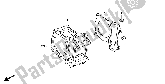 Todas las partes para Cilindro de Honda PES 150 2006