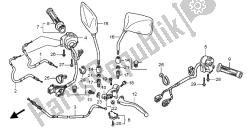 Manejar palanca e interruptor y cable