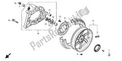 roue arrière et bras oscillant