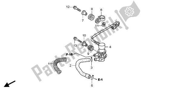 Todas las partes para Válvula De Solenoide de Honda PES 150 2006