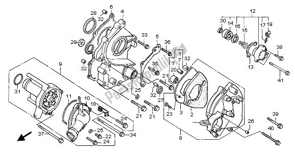 Tutte le parti per il Pompa Dell'acqua del Honda CBR 1000F 1998