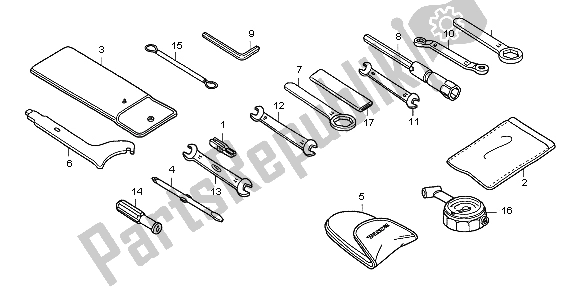 Todas las partes para Herramientas de Honda CB 600F Hornet 2007