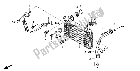 Toutes les pièces pour le Refroidisseur D'huile du Honda TRX 400 FA 2007