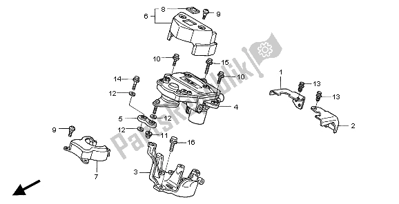 Todas las partes para Amortiguador De Dirección de Honda CBR 1000 RR 2006