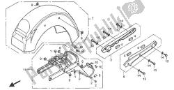 REAR FENDER & GRAB RAIL