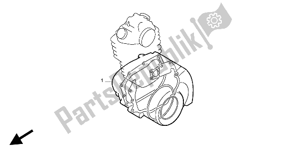 All parts for the Eop-2 Gasket Kit B of the Honda CLR 125 1999