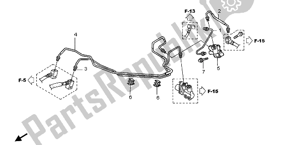 Tutte le parti per il Valvola Di Controllo Proporzionale del Honda VFR 800 2006