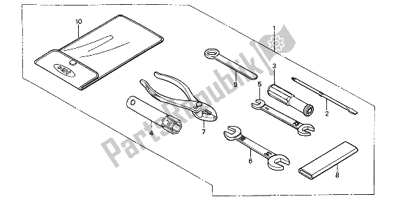 Tutte le parti per il Utensili del Honda NSR 50S 1994