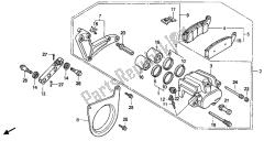 REAR BRAKE CALIPER