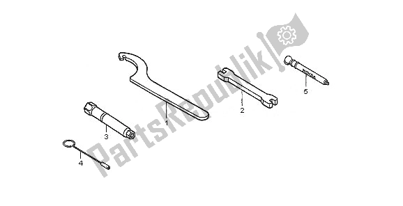 Todas las partes para Herramientas de Honda CRF 250X 2005