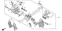 FRONT BRAKE CALIPER (R.)