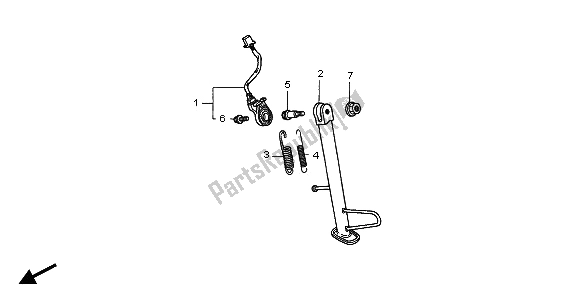 Todas as partes de Ficar do Honda CBF 250 2006