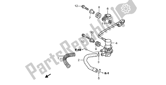 Todas las partes para Válvula De Solenoide de Honda PES 125 2013